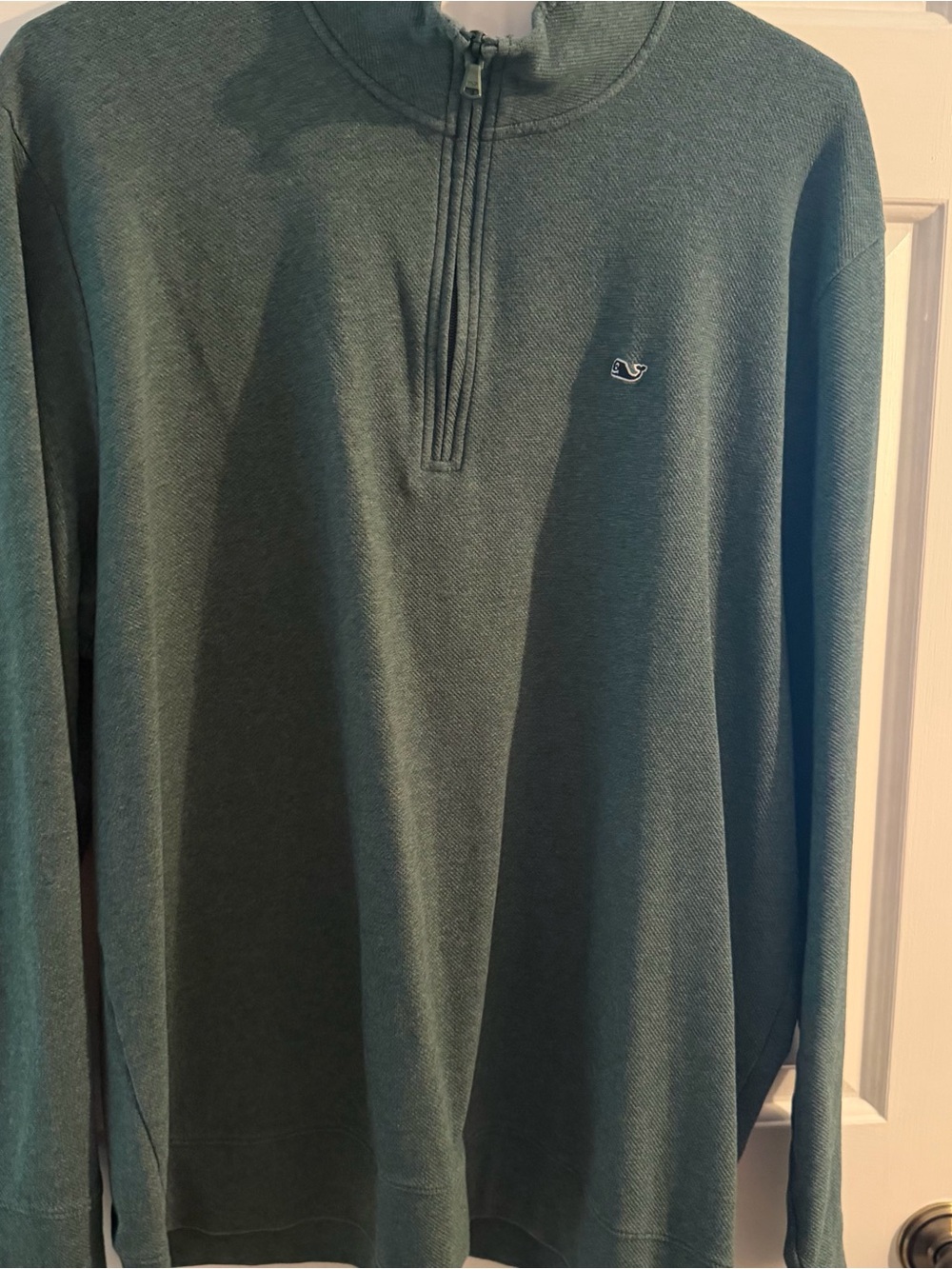 Vineyard Vines Men's Forest Green Half-Zip Pullover